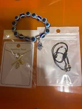 Necklace and bracelets bundle